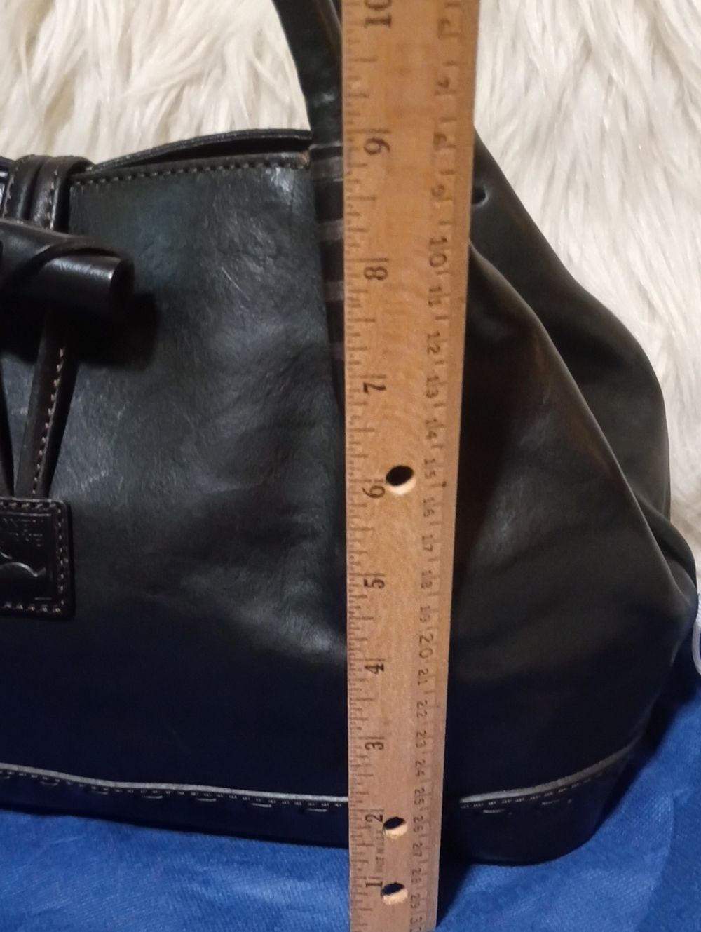 Dooney & Bourke Florentine Leather Toggle satchel bag - Picture 12 of 17